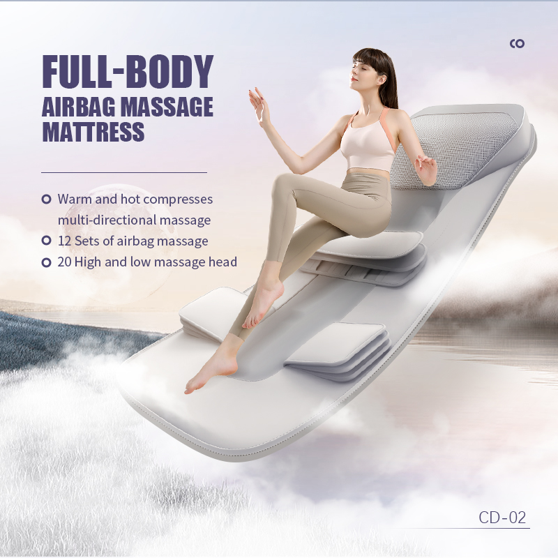 Full Body Massage Cushion Electric Airbag Household Relation Heating Massage Mattress